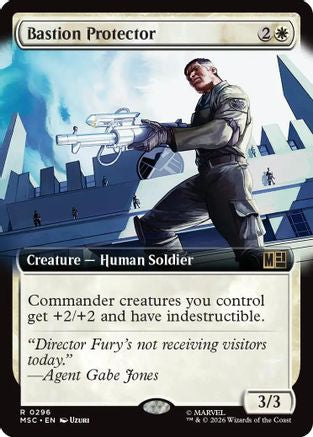 Bastion Protector (Extended Art) (MSC-296) - Commander: Marvel Super Heroes Foil