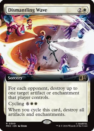 Dismantling Wave (Extended Art) (MSC-300) - Commander: Marvel Super Heroes