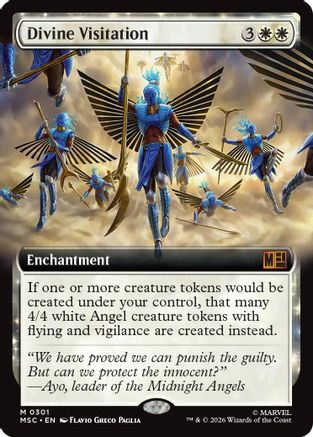 Divine Visitation (Extended Art) (MSC-301) - Commander: Marvel Super Heroes Foil