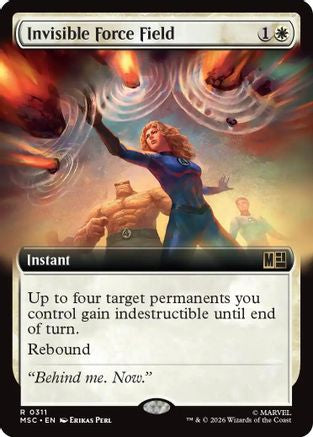 Invisible Force Field (Extended Art) (MSC-311) - Commander: Marvel Super Heroes
