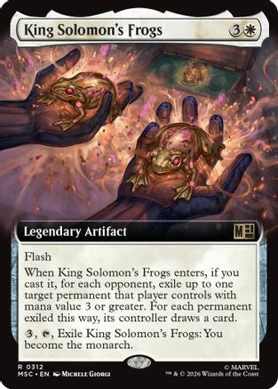 King Solomon's Frogs (Extended Art) (MSC-312) - Commander: Marvel Super Heroes