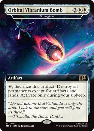 Orbital Vibranium Bomb - Scourglass (Extended Art) (MSC-318) - Commander: Marvel Super Heroes