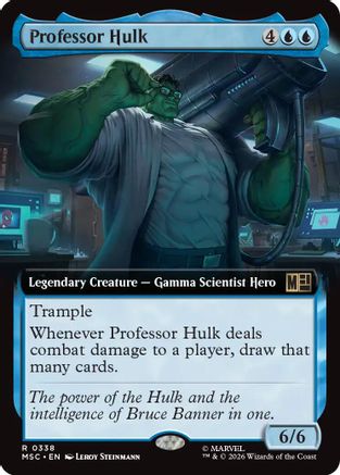 Professor Hulk (Extended Art) (MSC-338) - Commander: Marvel Super Heroes Foil