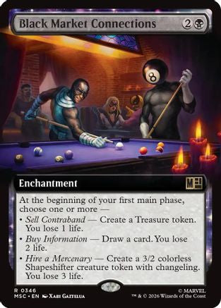 Black Market Connections (Extended Art) (MSC-346) - Commander: Marvel Super Heroes