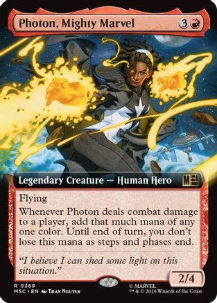 Photon, Mighty Marvel (Extended Art) (MSC-369) - Commander: Marvel Super Heroes Foil