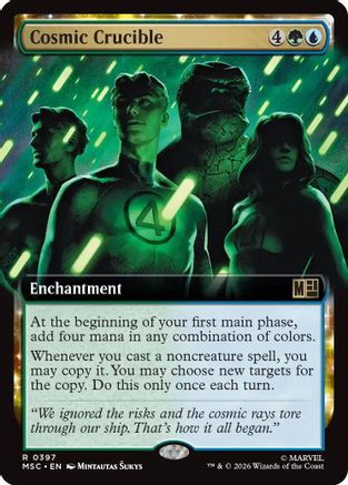 Cosmic Crucible (Extended Art) (MSC-397) - Commander: Marvel Super Heroes