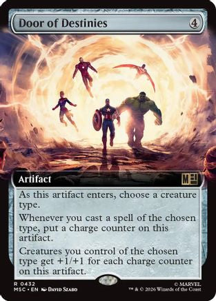 Door of Destinies (Extended Art) (MSC-432) - Commander: Marvel Super Heroes