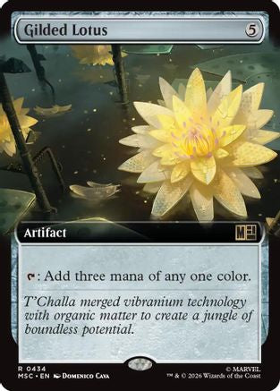 Gilded Lotus (Extended Art) (MSC-434) - Commander: Marvel Super Heroes