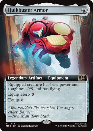 Hulkbuster Armor (Extended Art) (MSC-438) - Commander: Marvel Super Heroes