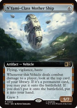 N'Yami-Class Mother Ship (Extended Art) (MSC-444) - Commander: Marvel Super Heroes Foil