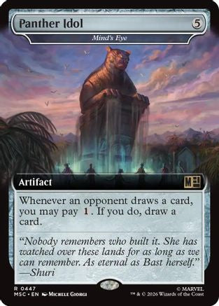Panther Idol - Mind's Eye (Extended Art) (MSC-447) - Commander: Marvel Super Heroes