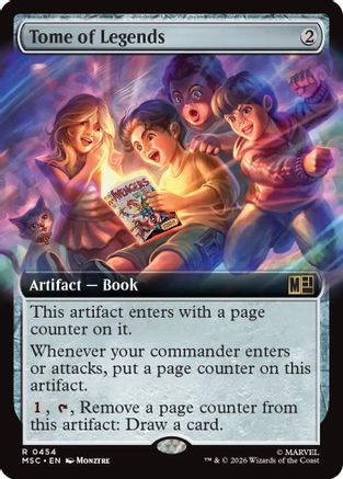 Tome of Legends (Extended Art) (MSC-454) - Commander: Marvel Super Heroes Foil