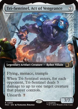 Tri-Sentinel, Act of Vengeance (Extended Art) (MSC-456) - Commander: Marvel Super Heroes