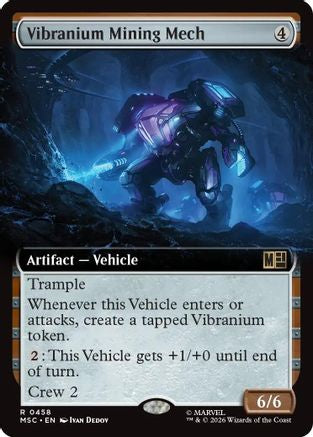 Vibranium Mining Mech (Extended Art) (MSC-458) - Commander: Marvel Super Heroes Foil