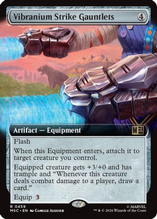 Vibranium Strike Gauntlets (Extended Art) (MSC-459) - Commander: Marvel Super Heroes