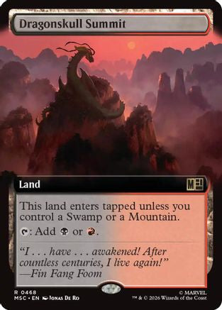 Dragonskull Summit (Extended Art) (MSC-468) - Commander: Marvel Super Heroes