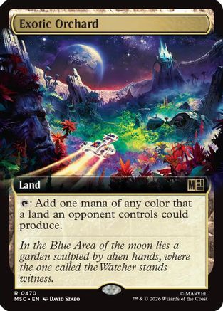Exotic Orchard (Extended Art) (MSC-470) - Commander: Marvel Super Heroes