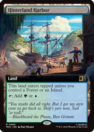 Hinterland Harbor (Extended Art) (MSC-480) - Commander: Marvel Super Heroes