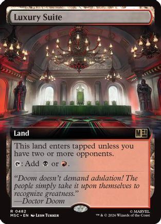 Luxury Suite (Extended Art) (MSC-482) - Commander: Marvel Super Heroes