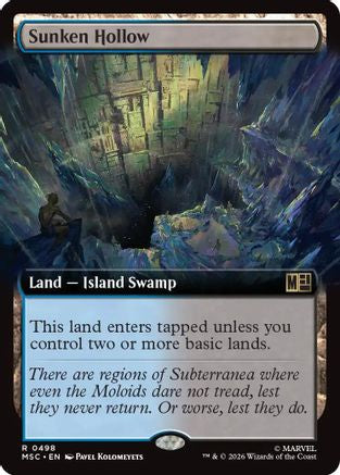 Sunken Hollow (Extended Art) (MSC-498) - Commander: Marvel Super Heroes