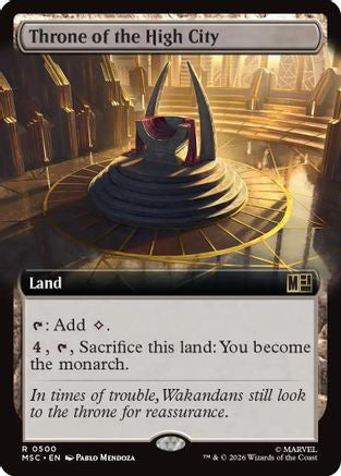 Throne of the High City (Extended Art) (MSC-500) - Commander: Marvel Super Heroes