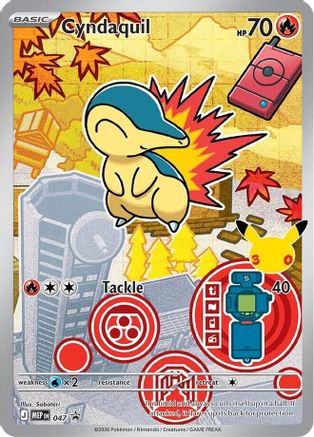 Cyndaquil 047  - Holofoil ME Mega Evolution Promo - Promo