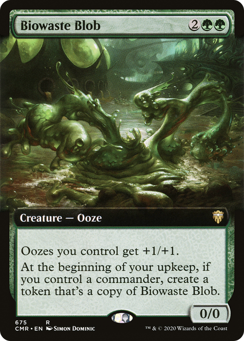 Biowaste Blob (Extended Art) (CMR-675) - Commander Legends: (Extended Art)