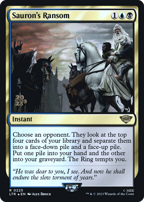 Sauron's Ransom (PRE-225) - Tales of Middle-earth Promos Foil