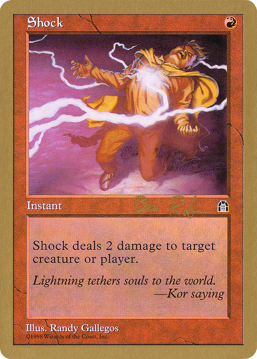 Shock - 1998 Ben Rubin (STH) (WCD-) - World Championship Decks 1998