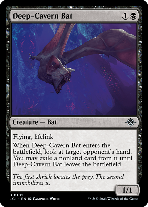 Deep-Cavern Bat (LCI-102) - The Lost Caverns of Ixalan Foil