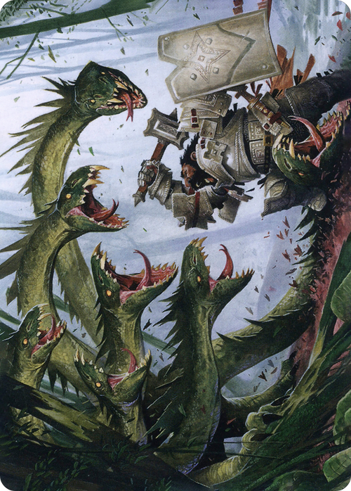 Lair of the Hydra // Lair of the Hydra (AAFR-067) - Adventures in the Forgotten Realms Art Series (Borderless) Foil