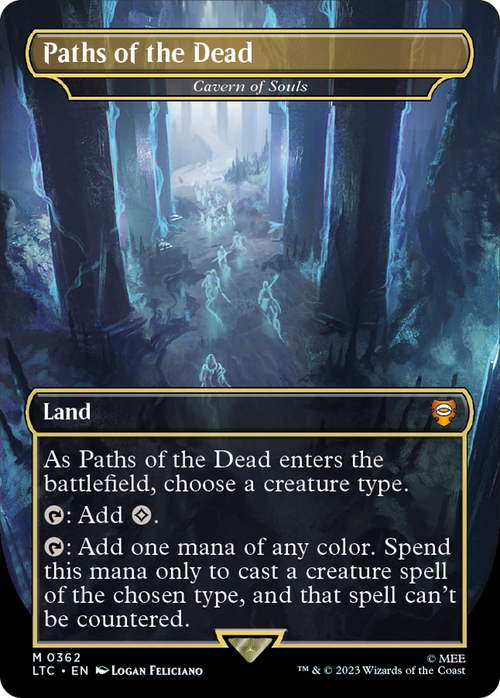 Paths of the Dead - Cavern of Souls (LTC-362) - Tales of Middle-earth Commander / Paths of the Dead (Borderless)