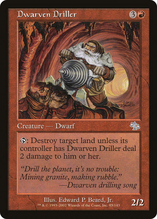 Dwarven Driller (JUD-085) - Judgment