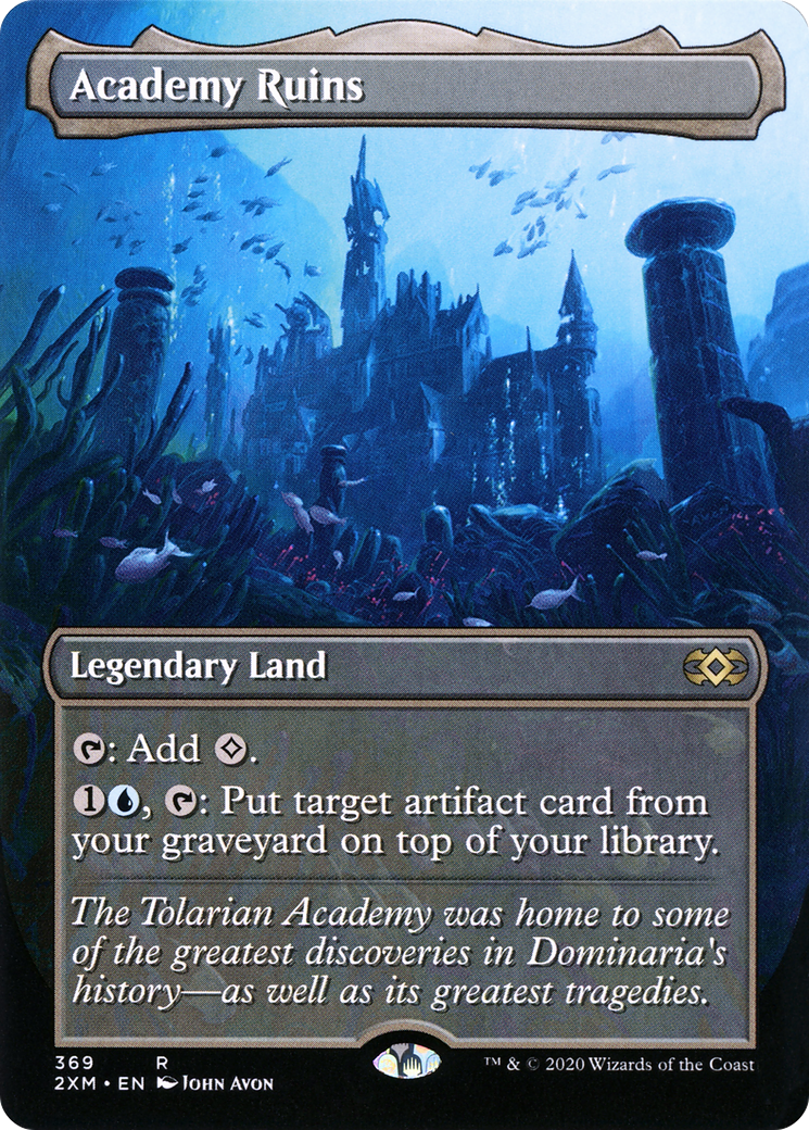 Academy Ruins (Borderless) (2XM-369) - Double Masters (Borderless)