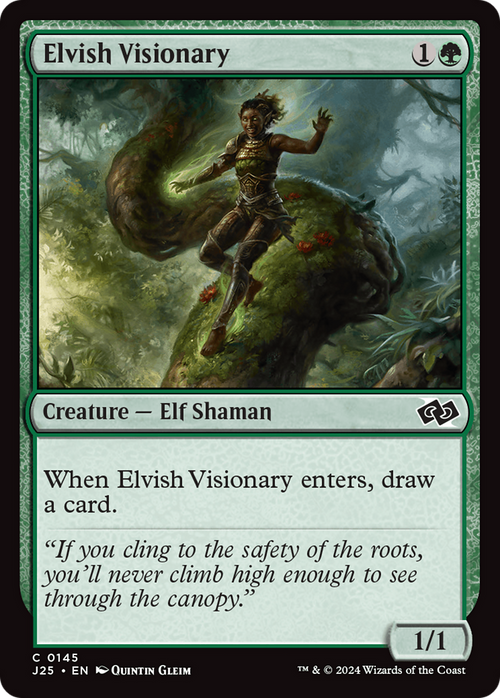 Elvish Visionary (J25-145) - Foundations Jumpstart