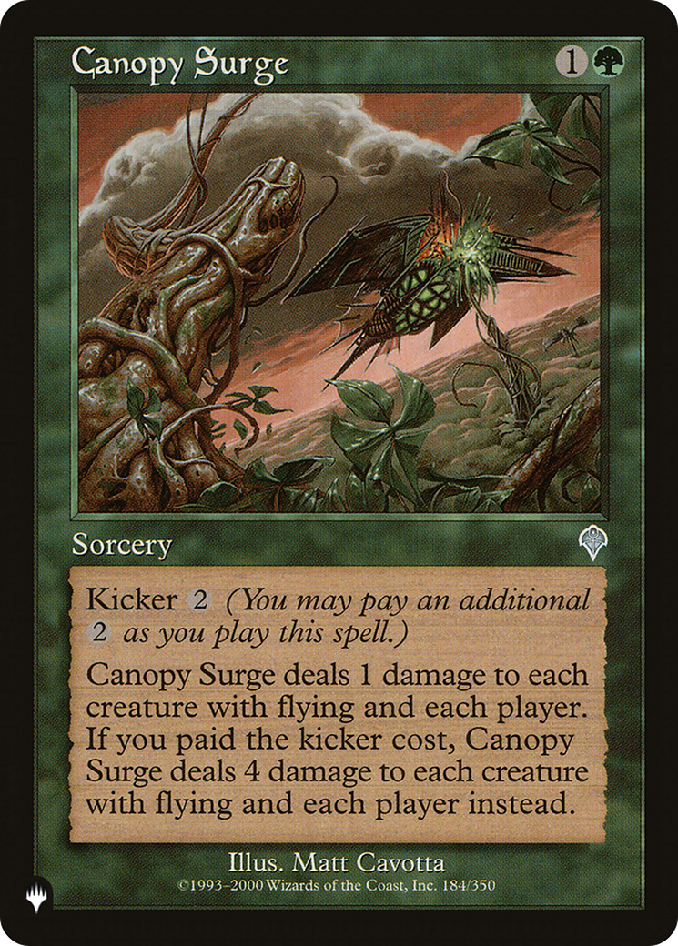 Canopy Surge (LIST-INV-184) - The List