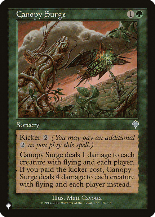 Canopy Surge (LIST-INV-184) - The List