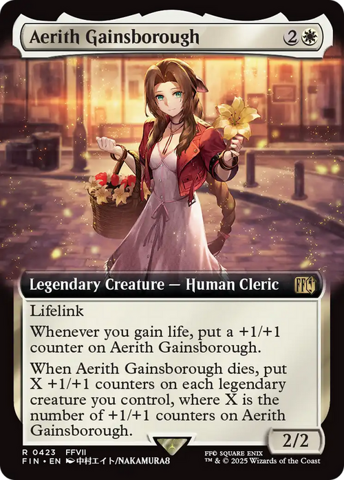Aerith Gainsborough (Extended Art) (FIN-423) - FINAL FANTASY: (Extended Art)