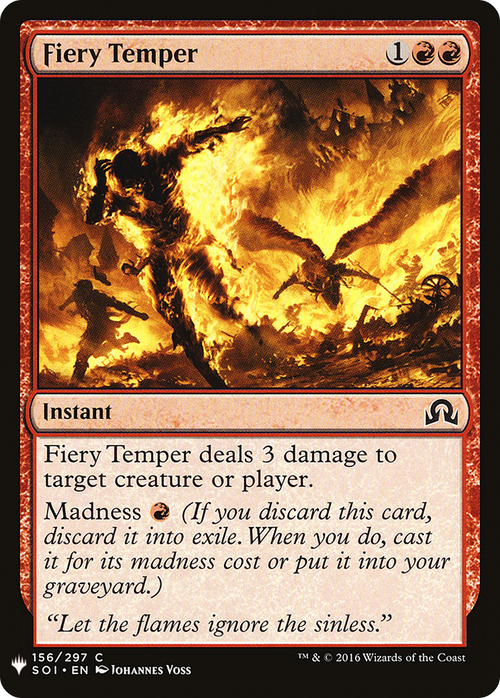 Fiery Temper (LIST-SOI-156) - The List