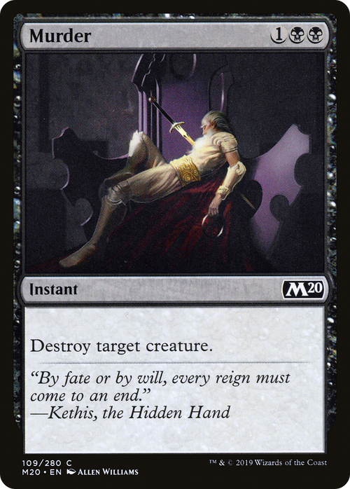 Murder (M20-109) - Core Set 2020