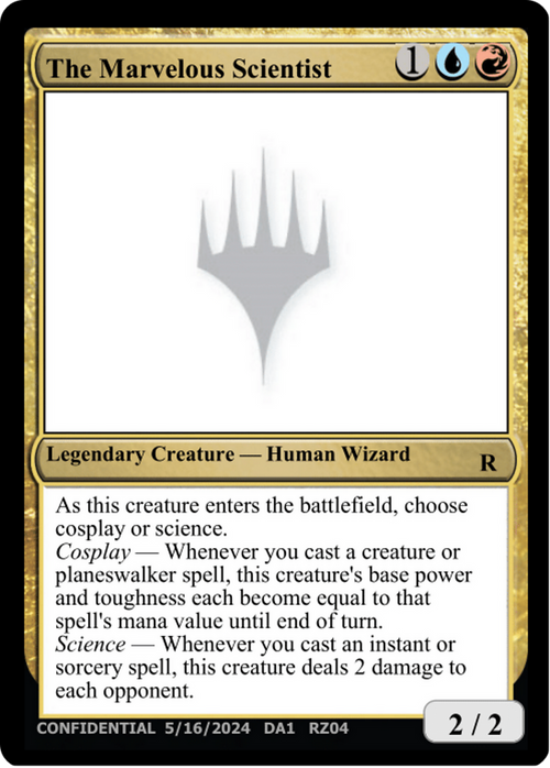 The Marvelous Scientist (UNK-RZ04J) - Unknown Event