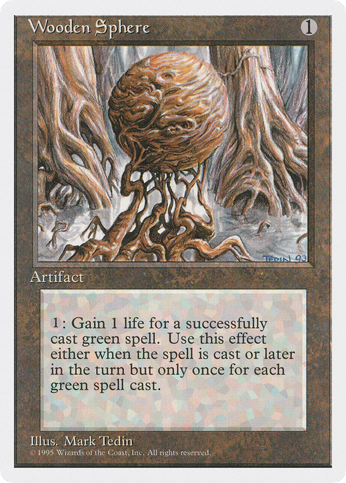 Wooden Sphere (4ED-) - Fourth Edition
