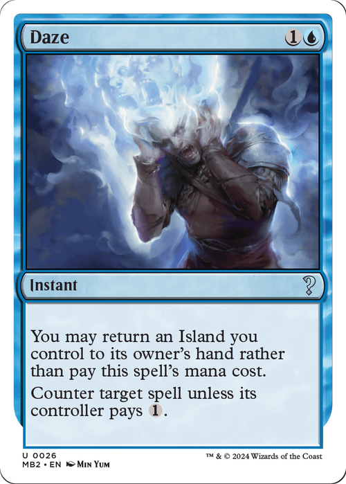 Daze (White Border) (MB2-026) - Mystery Booster 2