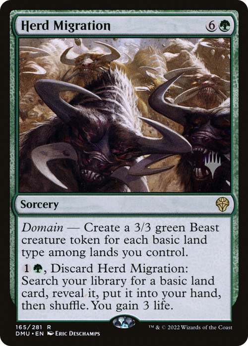 Herd Migration (PPDMU-165) - Dominaria United Promos
