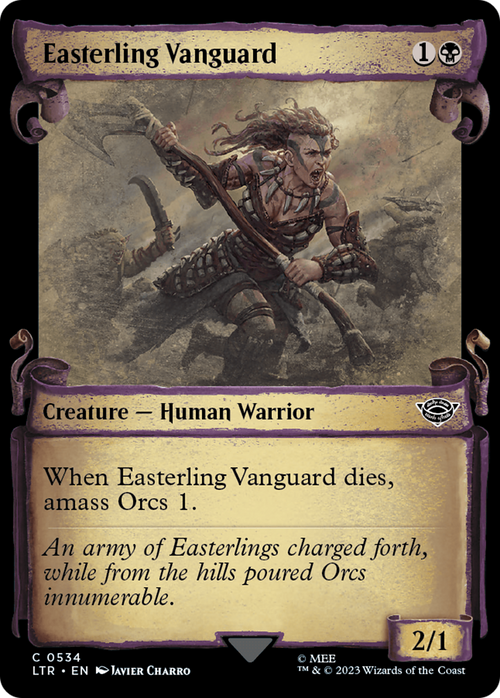 Easterling Vanguard (Showcase Scrolls) (LTR-534) - The Lord of the Rings: Tales of Middle-earth: (Showcase)