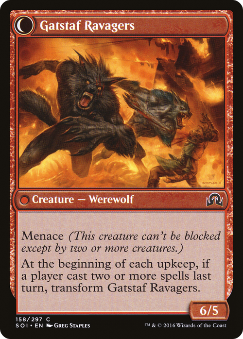 Gatstaf Arsonists (SOI-158) - Shadows over Innistrad: (Double Faced Transform)