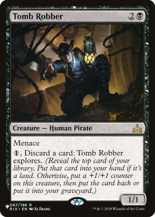 Tomb Robber (LIST-RIX-87) - The List