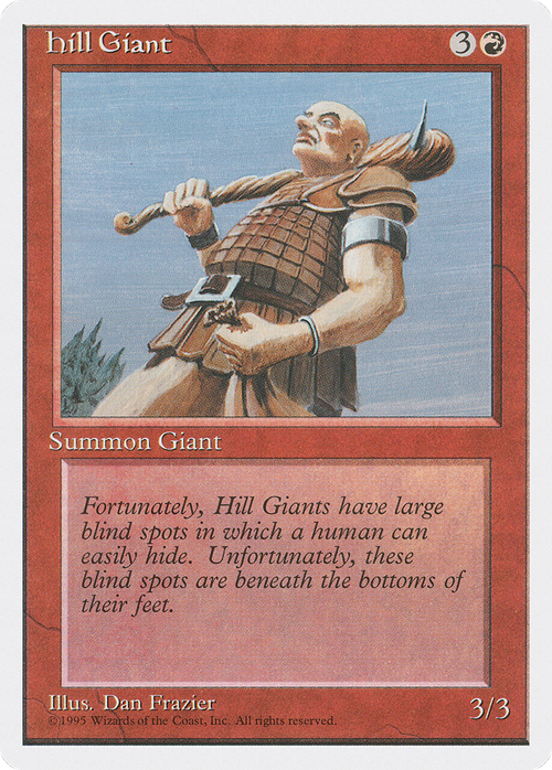 Hill Giant (4ED-) - Fourth Edition