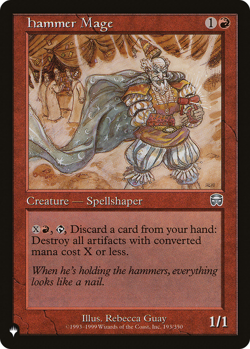 Hammer Mage (LIST-MMQ-193) - The List