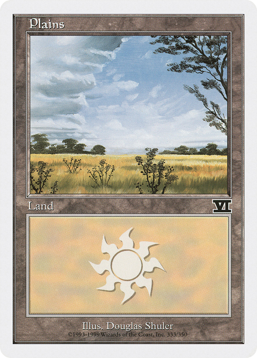 Plains (333) (6ED-333) - Classic Sixth Edition
